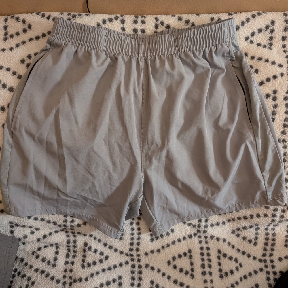Men's Gray Athletic Shorts Medium